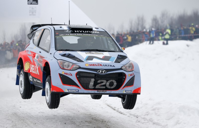 Hyundai i20 WRC at Rally Sweden